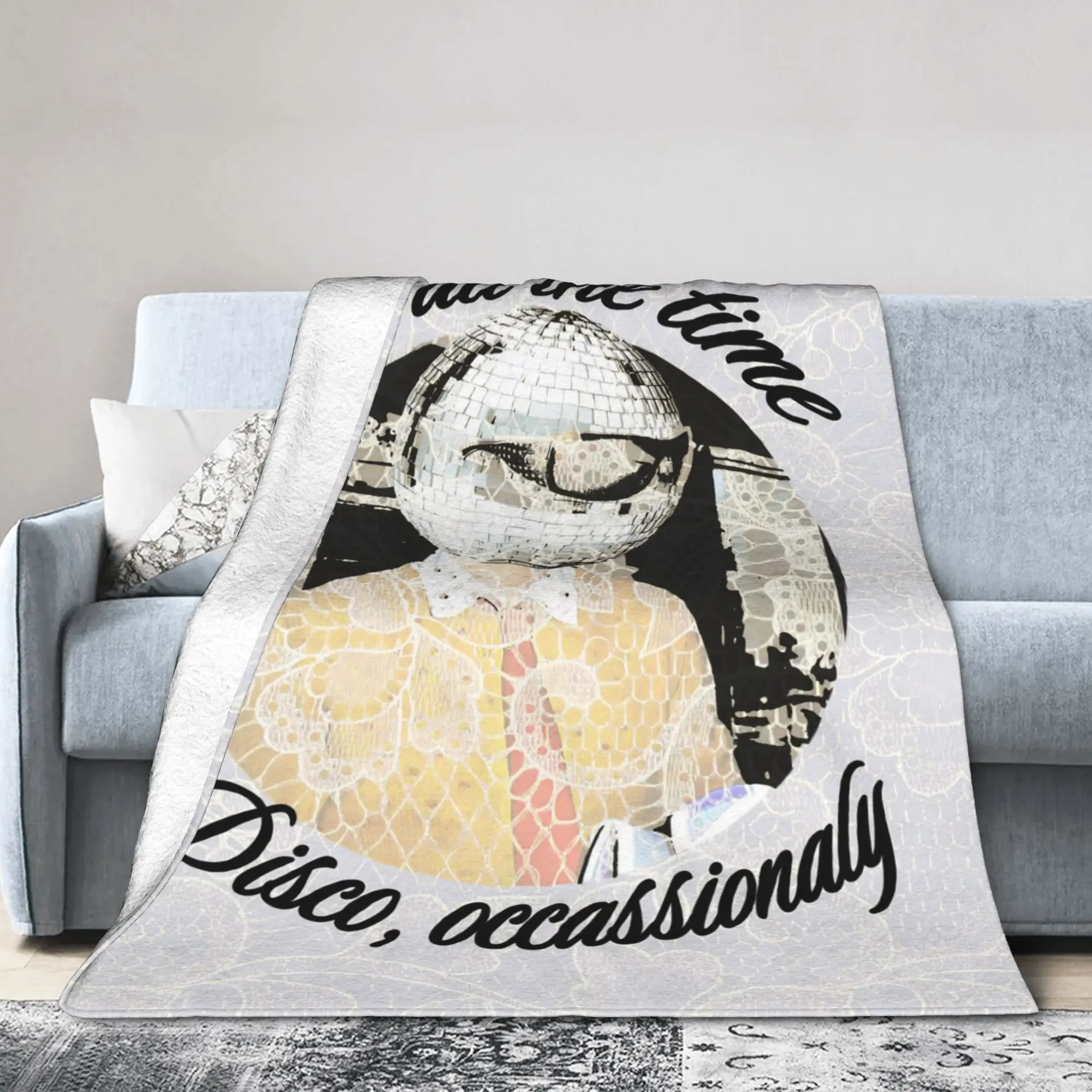 Music Tour Kiss All The Time Disco Fleece Blankets Harrys Music Styles   Throw Blankets Sofa Couch 200x150cm Plush Thin Quilt