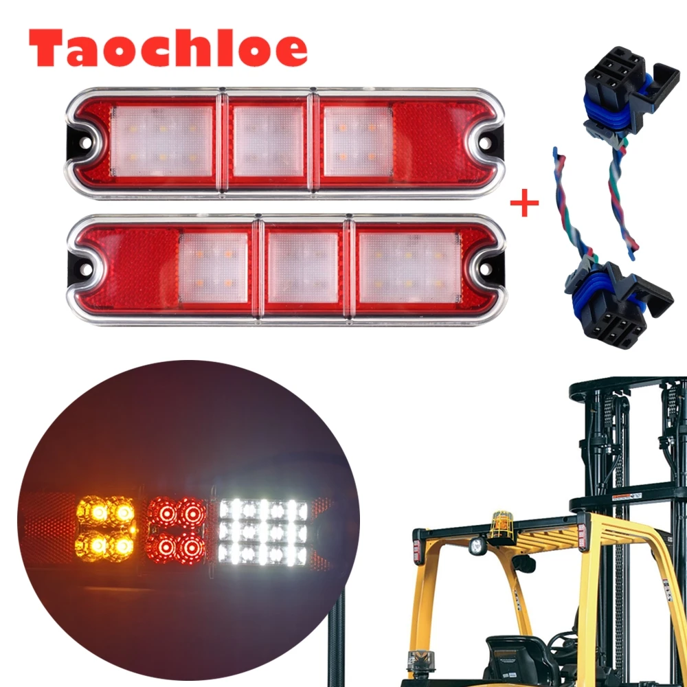 

2x10-80 В IP67 Светодиодный задний фонарь для вилочного погрузчика, задсветильник стоп-сигнал, задний фонарь для вилочного погрузчика Linde, детали для вилочного погрузчика Hyster для Hangcha