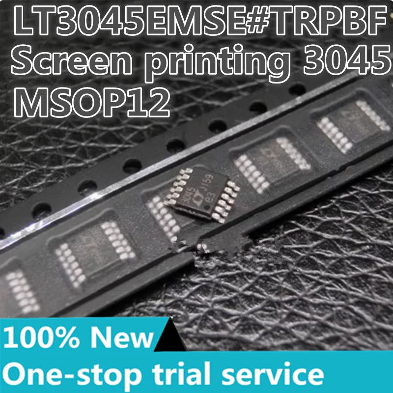 2-100PCS %New stock LT3045EMSE LT3045EMSE#TRPBF 3045 MSOP-12 High performance low voltage differential linear regulator