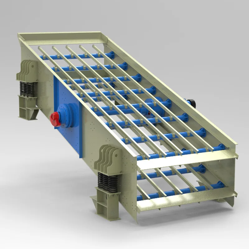 Sand and gravel separation vibrating screen Extension stainless steel single-layer linear vibrating screen Mine coal river sand