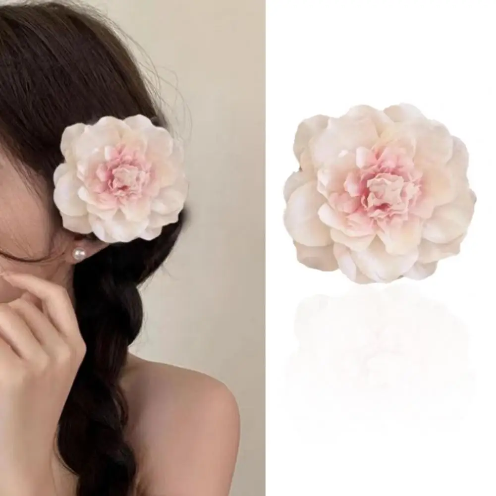 

Women Hair Clip 3D Flower Decor Side Bang Hair Pin Summer Photo Props Cartoon Style Hairpin Hair Accessory Клип Для Волос