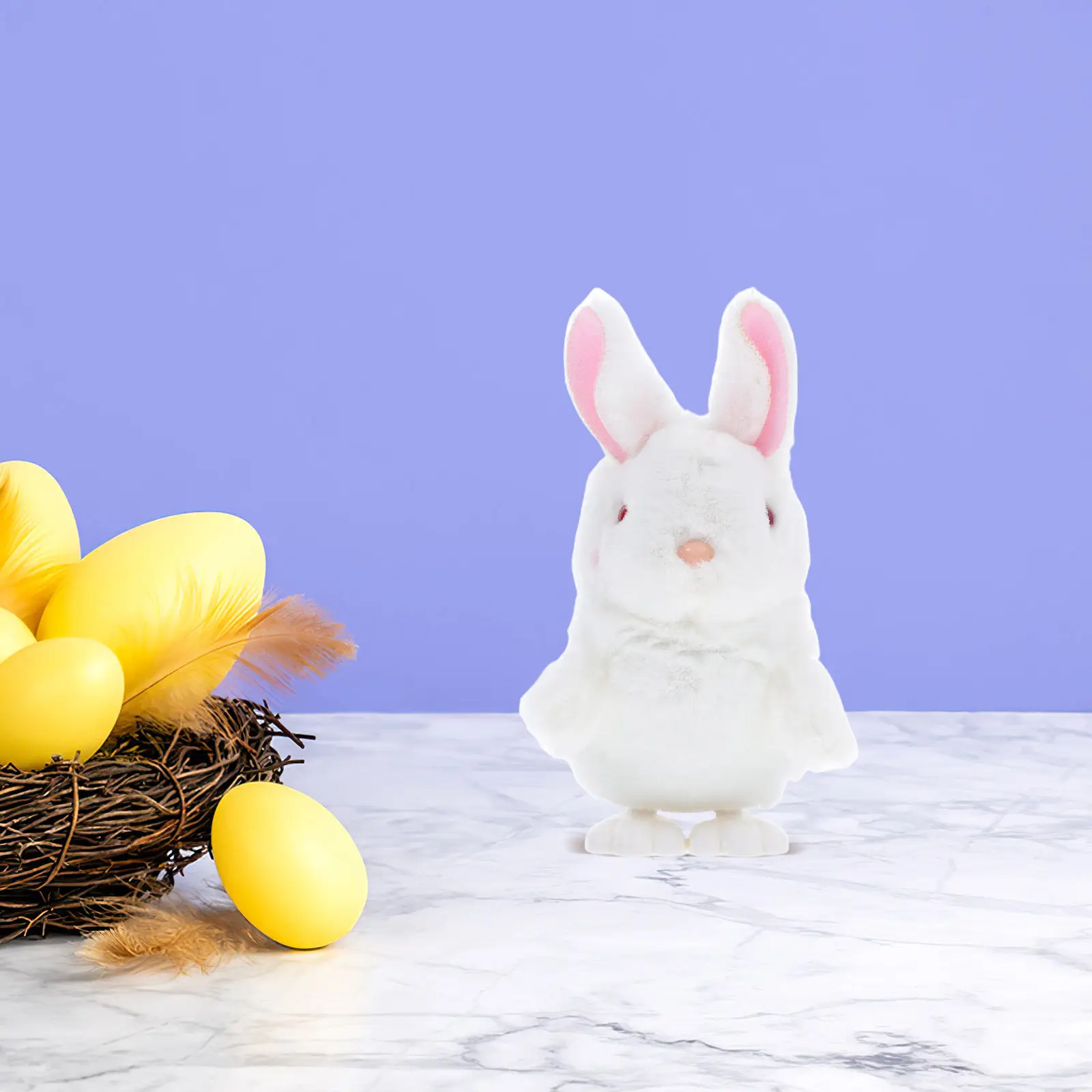 

Sturdy Wind Up Animal Easter Basket Filler Jumping Bunny Creative Cartoon Shape Clockwork Mechanism Safe Portable Party Favor