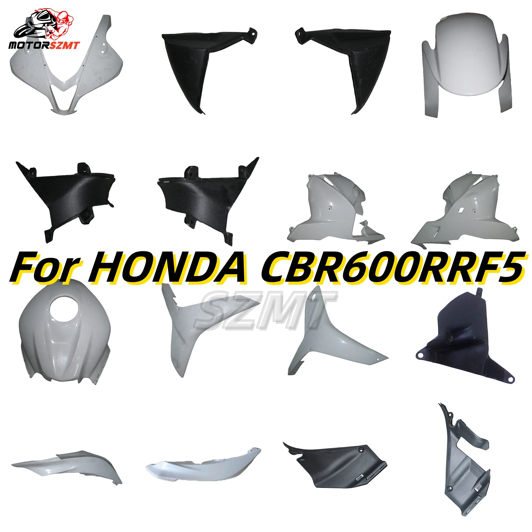 New ABS Whole Motor Fairings Kit Fit For HONDA CBR600RR F5 07 08 09 CBR600 RR F5 2007 2008  Bodywork Set Free Custom Unpainted