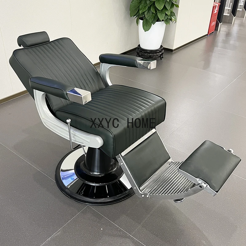 Professional Barbershop Luxury Barber Chair Swivel Barber Chair Perm Shave Comfort Cadeira De Barbeiro Beauty Furniture