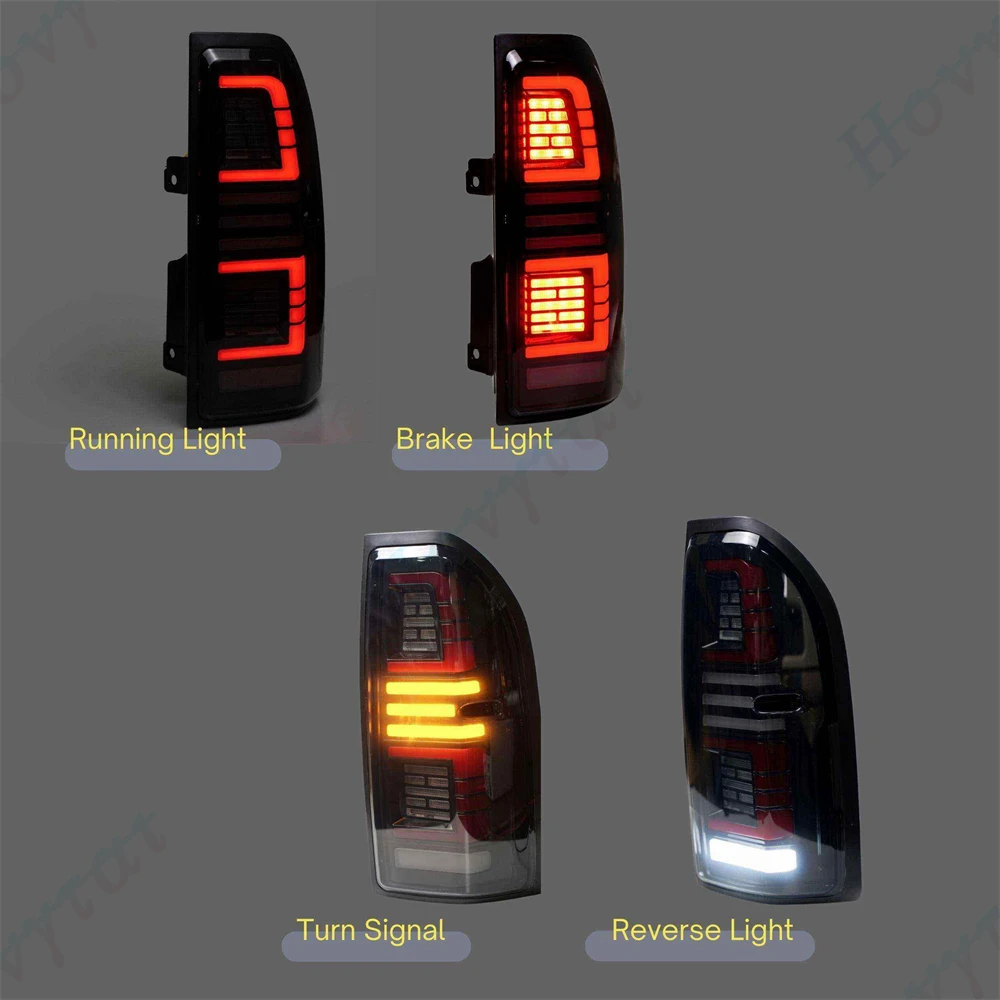 Pair LED Taillights For 1996 - 2002 Toyota Land Cruiser Prado 90 LC90 LC95 FJ90 Taillamp Taillight Rear Lamp Turn Signal Light view 5