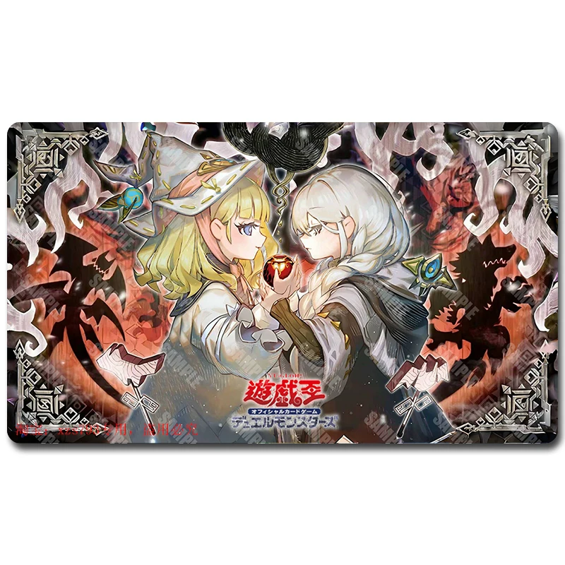 600X350X2mm DIY 유희왕! 카드 배틀 매트 Ygo 미궁 싱글 플레이어 보드 게임 카드 결투 플레이트 배틀 매트 선물 장난감