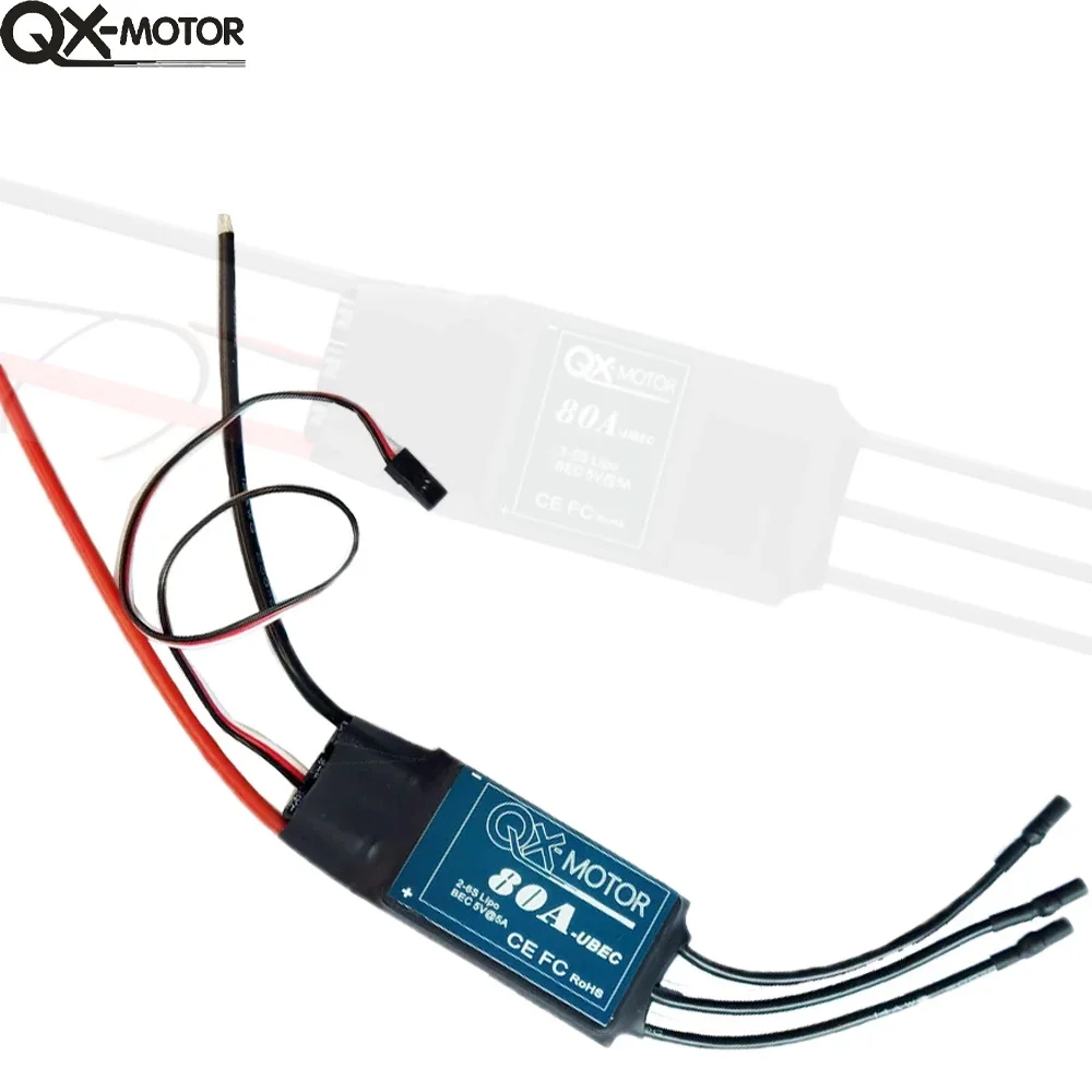 QX-MOTOR QA4220 450/580/650/720/800kv  Brushless Motor  QX 80A ESC For Remote Control Toy Parts