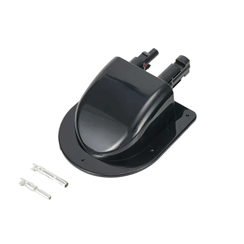 Solar Cable Entry Gland Box Double Hole Waterproof PV Wire Connector for RV Caravan Motorhome Boat Solar Panel Installation