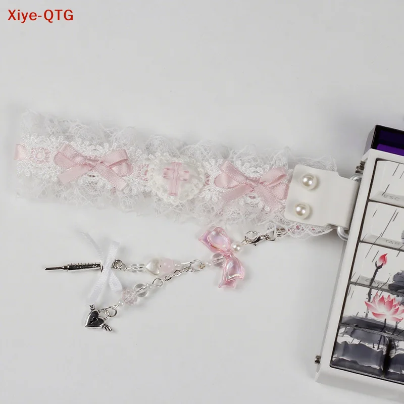 Hot！Lace Keyboard Ribbon Mechanical Keyboard Strap Universal Personalized Keyboard Ribbon Keyboard Decor Accessories