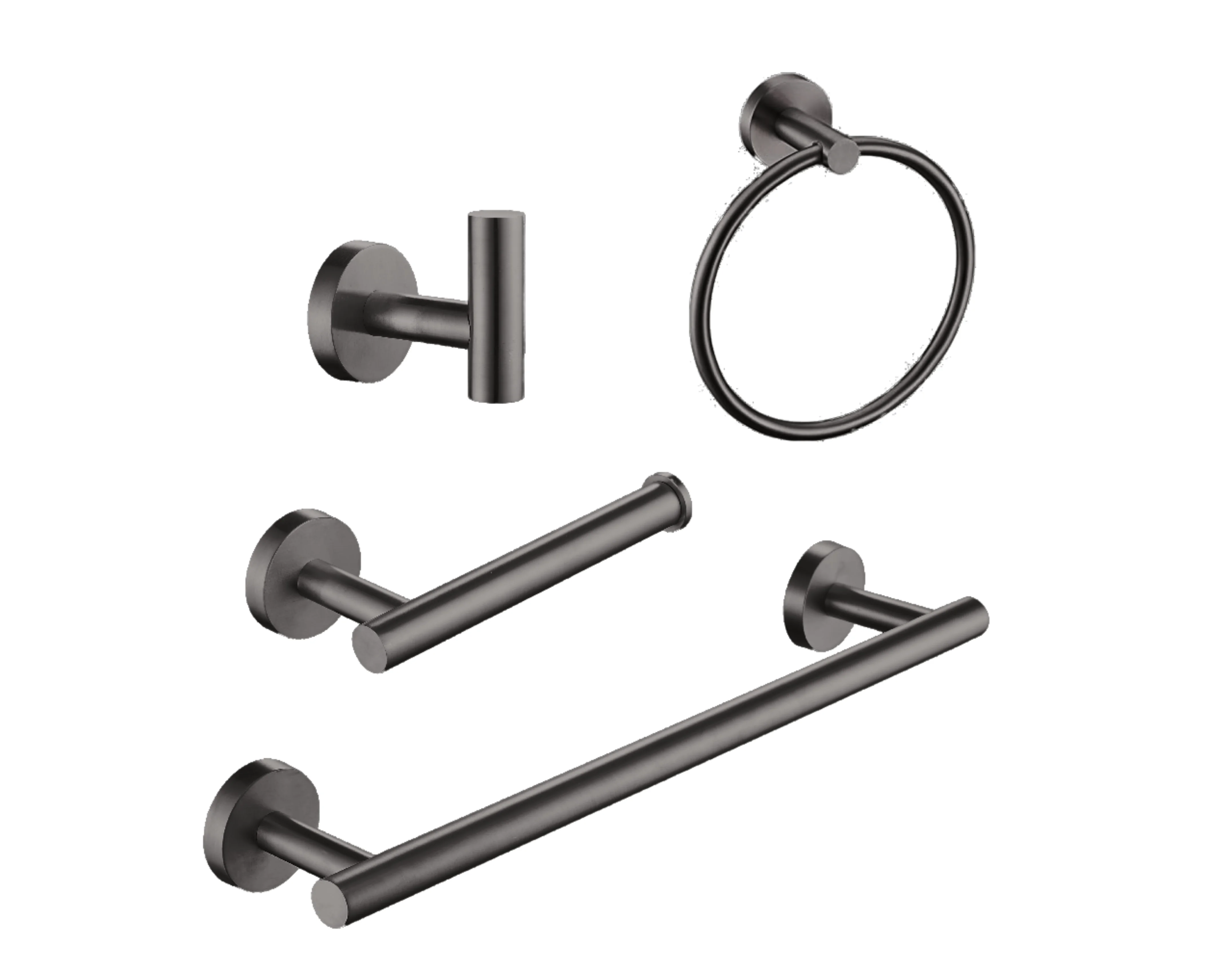 

Stainless Steel Bathroom Towel Rack Bathroom Shelf Wall-mounted Bath Towel Rack Hardware Bathroom Accessory Set