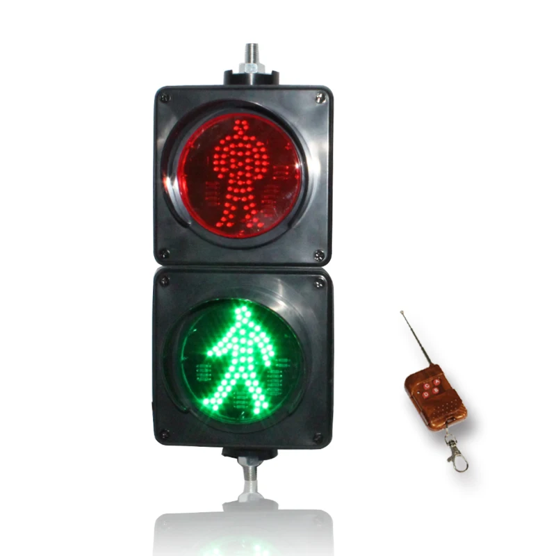 New Small Christmas Plastic Toy Kid red green Traffic Car Pedestrian Signal Light with controller