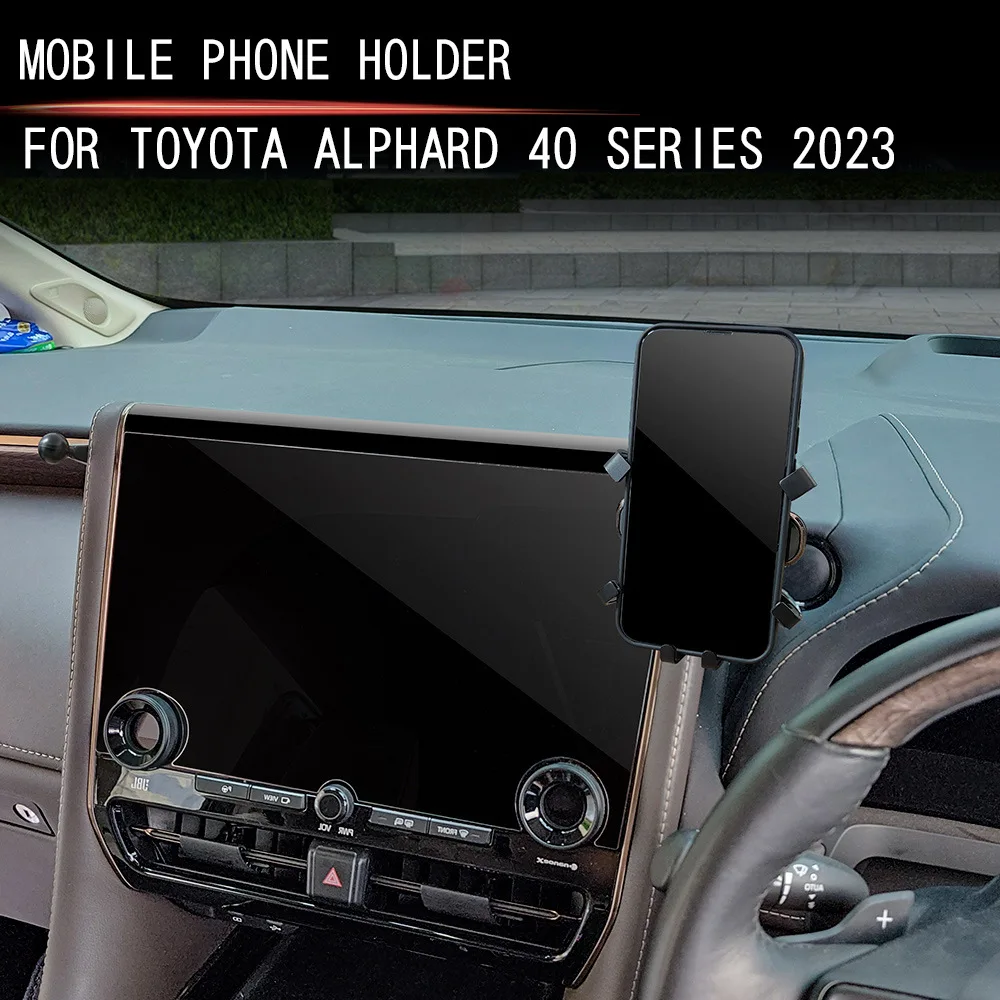 

Подходит для нового держателя мобильного телефона Toyota Alphard Vellfire 40, центральное управление, навигация, модификация автомобильного держателя.