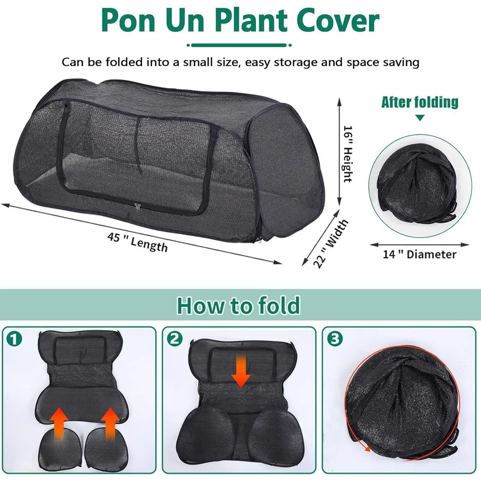 

Поднятое покрывало для садовой кровати, дышащая сетка, 45x19,6x17,7 дюймов, садовая сетка для наружного садоводства, укороченный овощной цветок