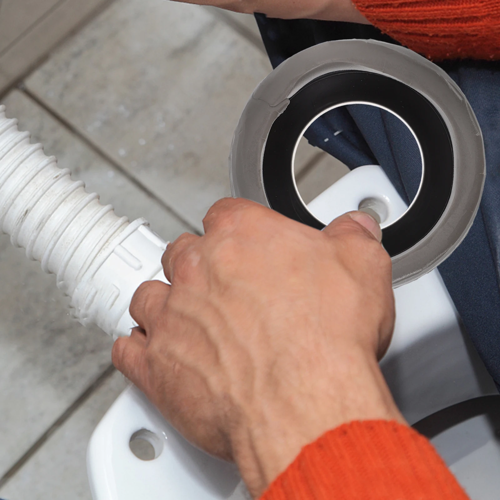 

Уплотнительное кольцо для унитаза, прочная прокладка для унитаза с защитой от утечек, смещенное фланцевое уплотнение для ванной комнаты, предотвращает утечку газа от запаха