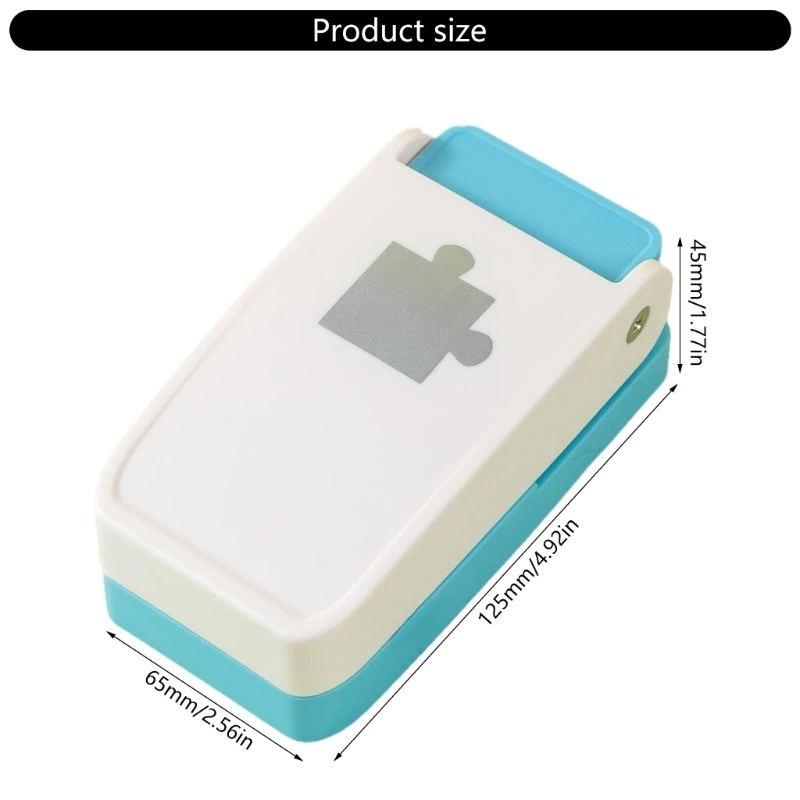 Perfurador artesanato quebra-cabeças preciso para scrapbooking fabricação cartões, cortador buraco papel fácil