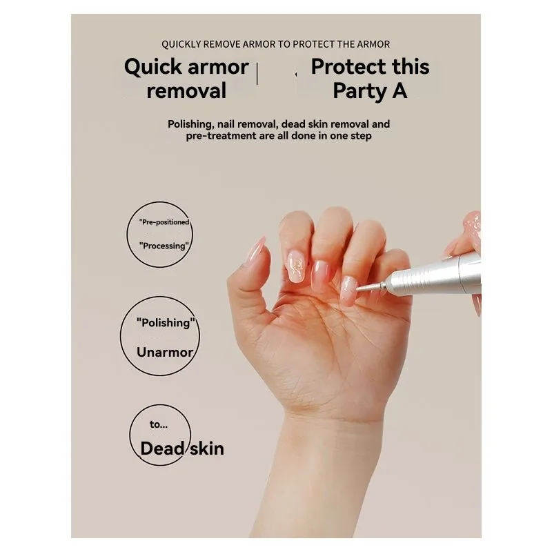 【RECOMMEND】V6 Manicure Device, Portable USB Rechargeable Professional Nail Grinder 45000 RPM