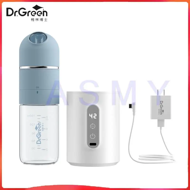 

Dr.Green 4S Thermostatic Newborn Baby Bottle Wide Mouth Glass 150mL/240mL Sealed isolation Fast milk filling RemovableWashable