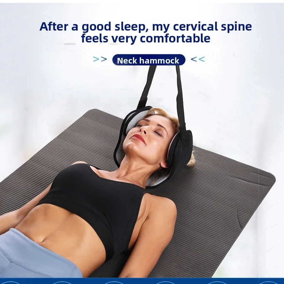 

Hammock with stand for Neck Traction cervicales to Reduce Neck Pain Relief Relaxation with Free Eye Mask