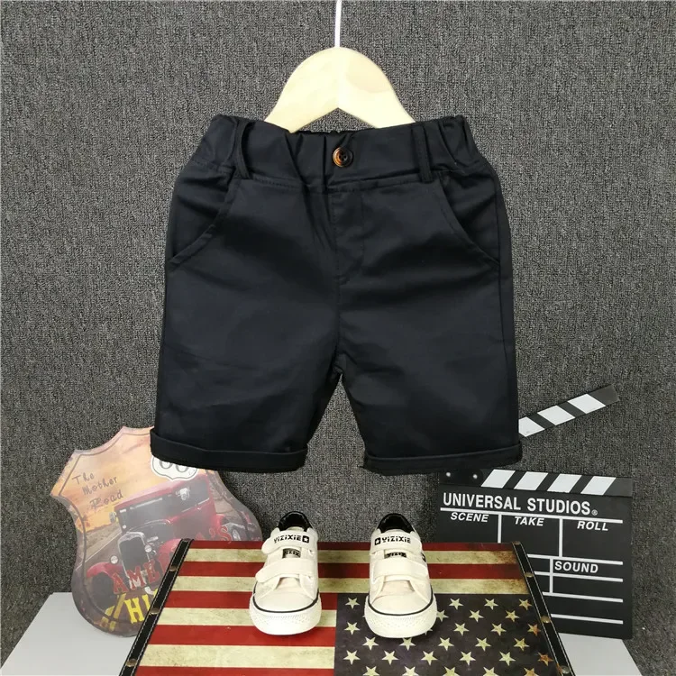 

Fashion Sports Pants Toddler Panties Casual Kids Cloth Summer Children Shorts Cotton Solid Elastic Waist Shorts For Boys Girls