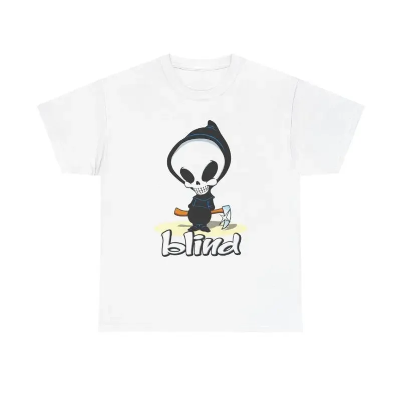 Blind Skateboards T Shirt Vintage Retro 90S Heavy Cotton