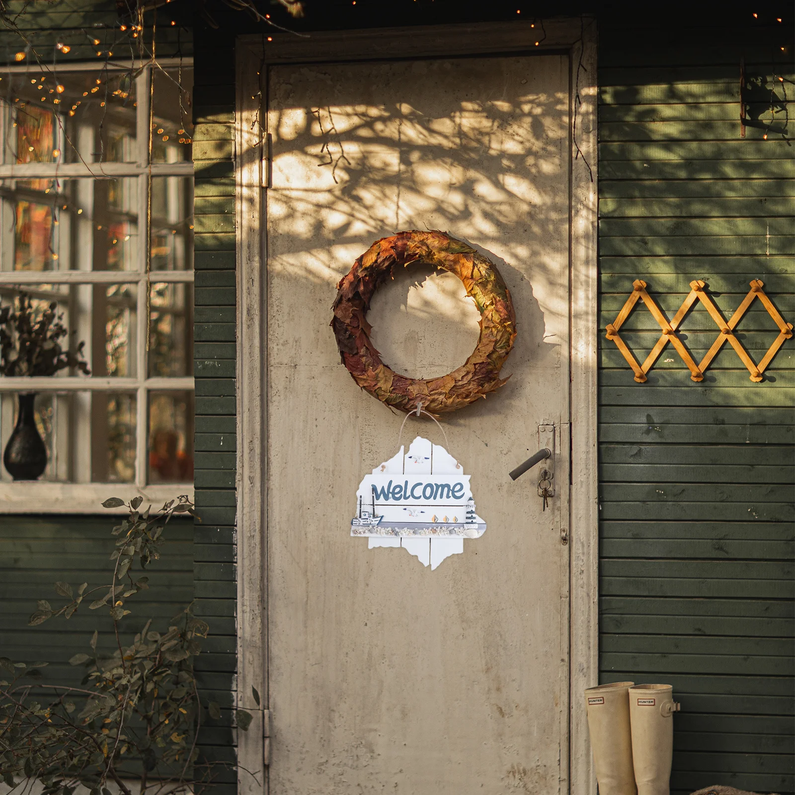 

Creative Door Hanging Tag Unique Letter Design Welcome Decor For Home Courtyard Wall Bar Hotel Office Party Decoration