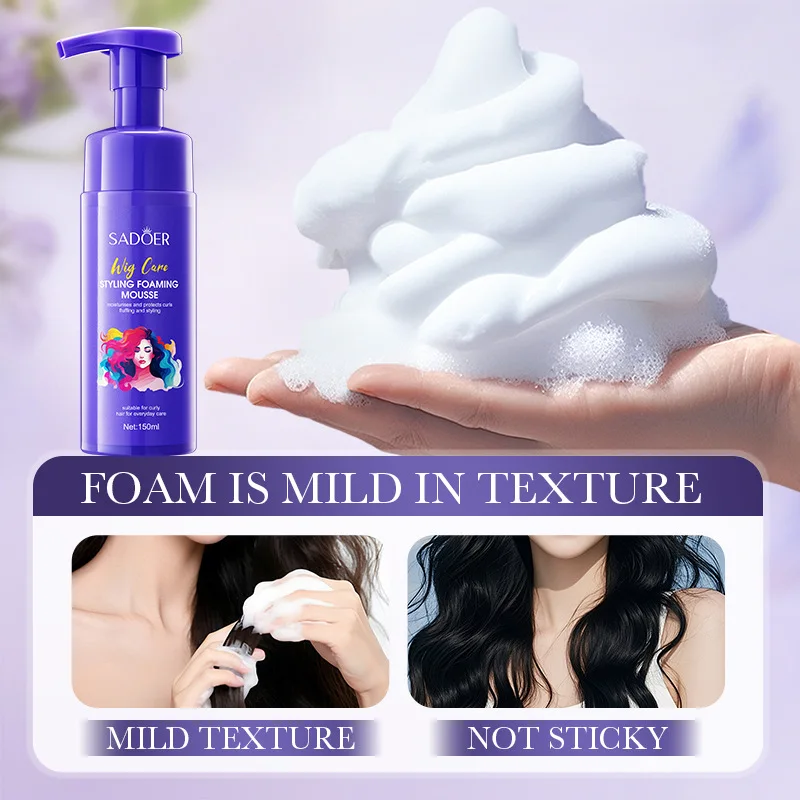 

Fluffy Styling Bubble Mousse 150ml Deep Cleansing Refreshing Lasting Mousse