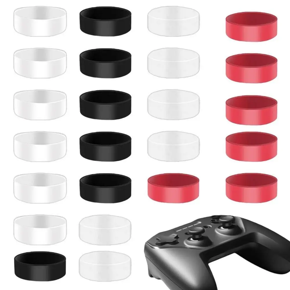 

Silicone Joystick Protective Ring Wear Resisting Reduce Noise Silicone Protective Ring Random Color Elastic Rubber Joystick Ring