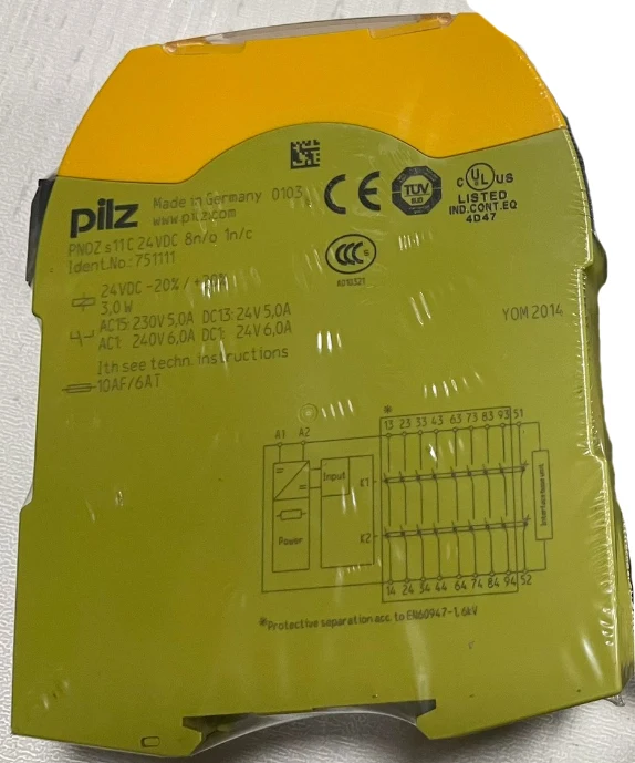 1-year warranty Brand new 751111 PNOZ s11 24VDC Safety Relays Fast shipping