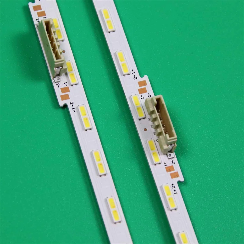 Tiras de luces LED de retroiluminación, accesorio para Samsung 55AU8K, UN55AU8000, UA55AU8000, UE55AU8072, UA55AU9000, UA55AU9000, UA55AU8100, UA55AU8800, 2 unidades