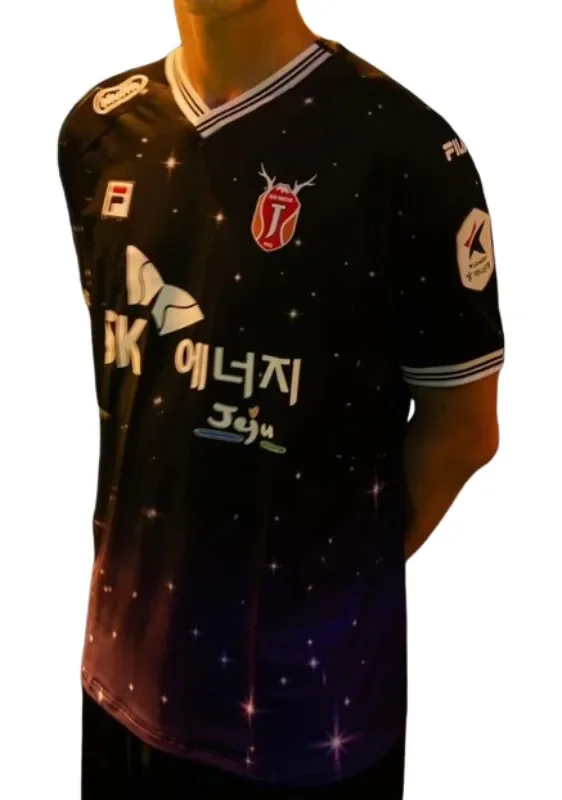 

2025-26 New K League Jeju Home Jersey South Korea 3D Printing Breathable Quick-drying Sports Casual and Comfortable Jersey
