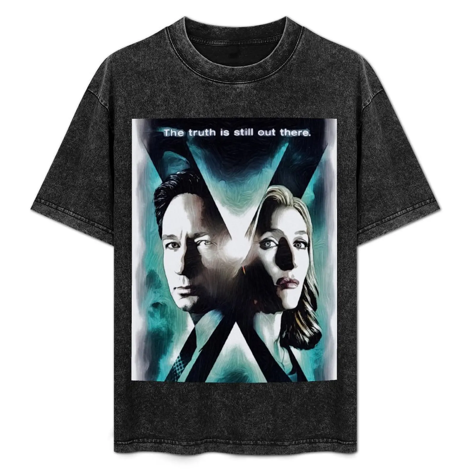 

X Files The Truth is Still Out There T-Shirt Lightweight Basic Short Sleeve Shirt