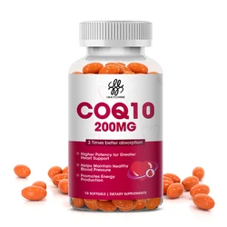 120 Coenzyme Q10 Capsules Provide Energy Vitamin Health Food Organic Ultra High Absorption COQ10