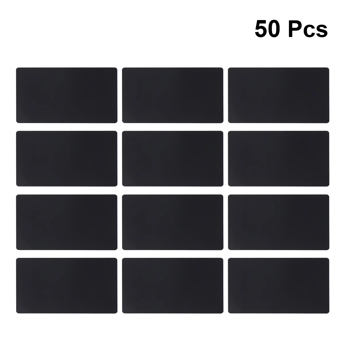 

50 шт. тонкие цветные анодированные алюминиевые визитные карточки, пустая гибкая машина с ЧПУ, гравер, сделай сам, визитная карточка, портативная закругленная