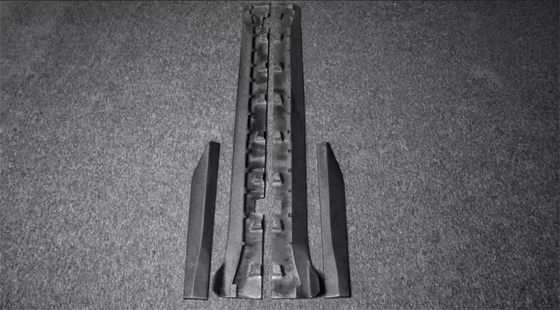 

Для Ford Mustang GT500 ReaI боковые юбки из углеродного волокна, расширители губ, спойлер, автомобильные аксессуары, комплект кузова