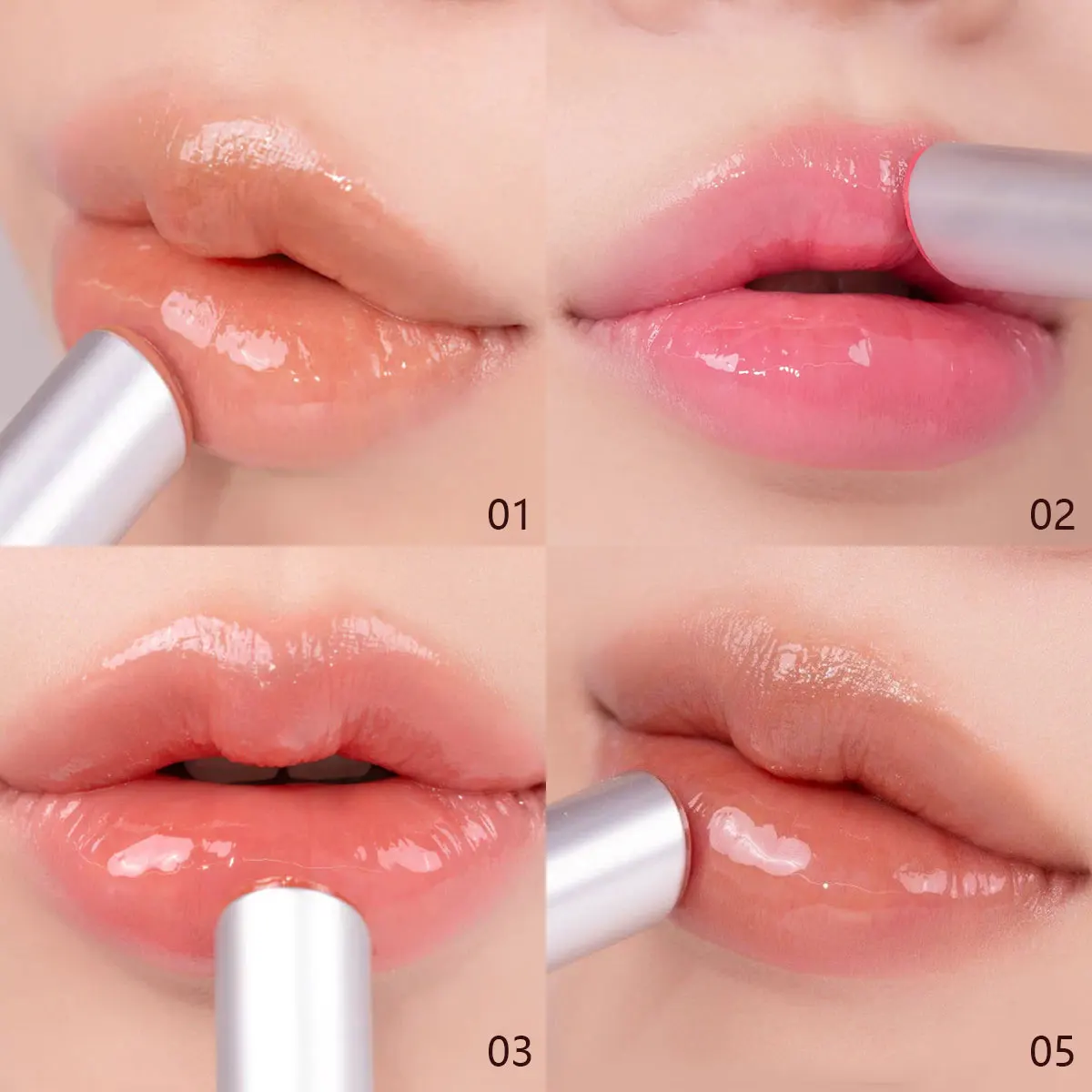 rom&nd BALM PER MEDIÇÃO GLASTING (01-09), tocco liscio, finitura lucida non appiccicosa, Fresh Start, collezione festosa, K-Beauty, trucco coreano