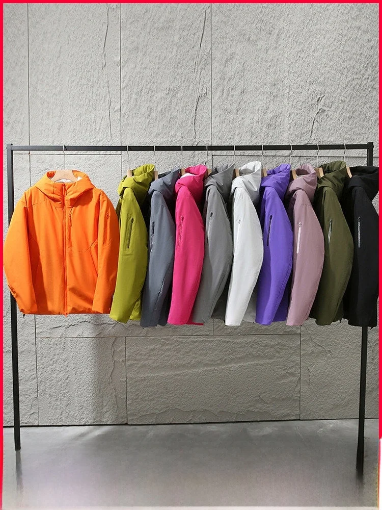 

Thiened Cotton Jaet with Hood 30 Pieces Winter Warm Windproof Outdoor Casual Anti-freeze Sports Men's Clothing