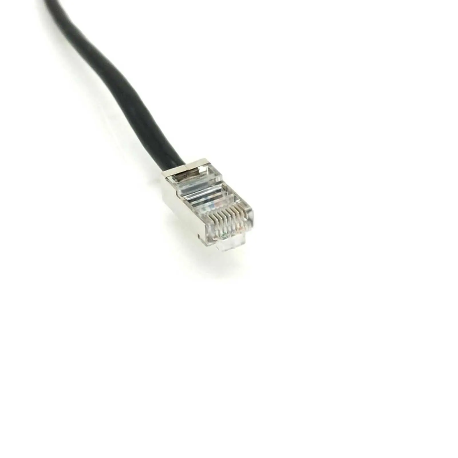Industrial Ethernet Cable M12 8Pin A‑Code Female to RJ45 Plug 30CM AWG24 Unshielded