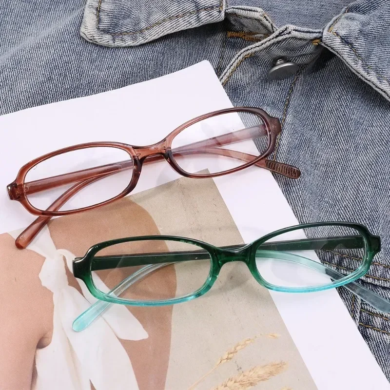 Y2K Small Oval-Square Fashion Glasses — product information 19