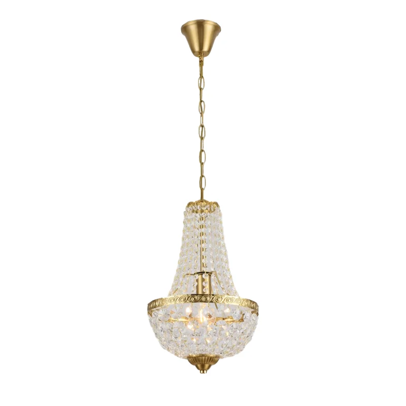 Vintage kristallen kroonluchter industriële stijl glans hanglamp eetkamer woonkamer slaapkamer decoratie hanglamp geen lamp - afbeelding 2