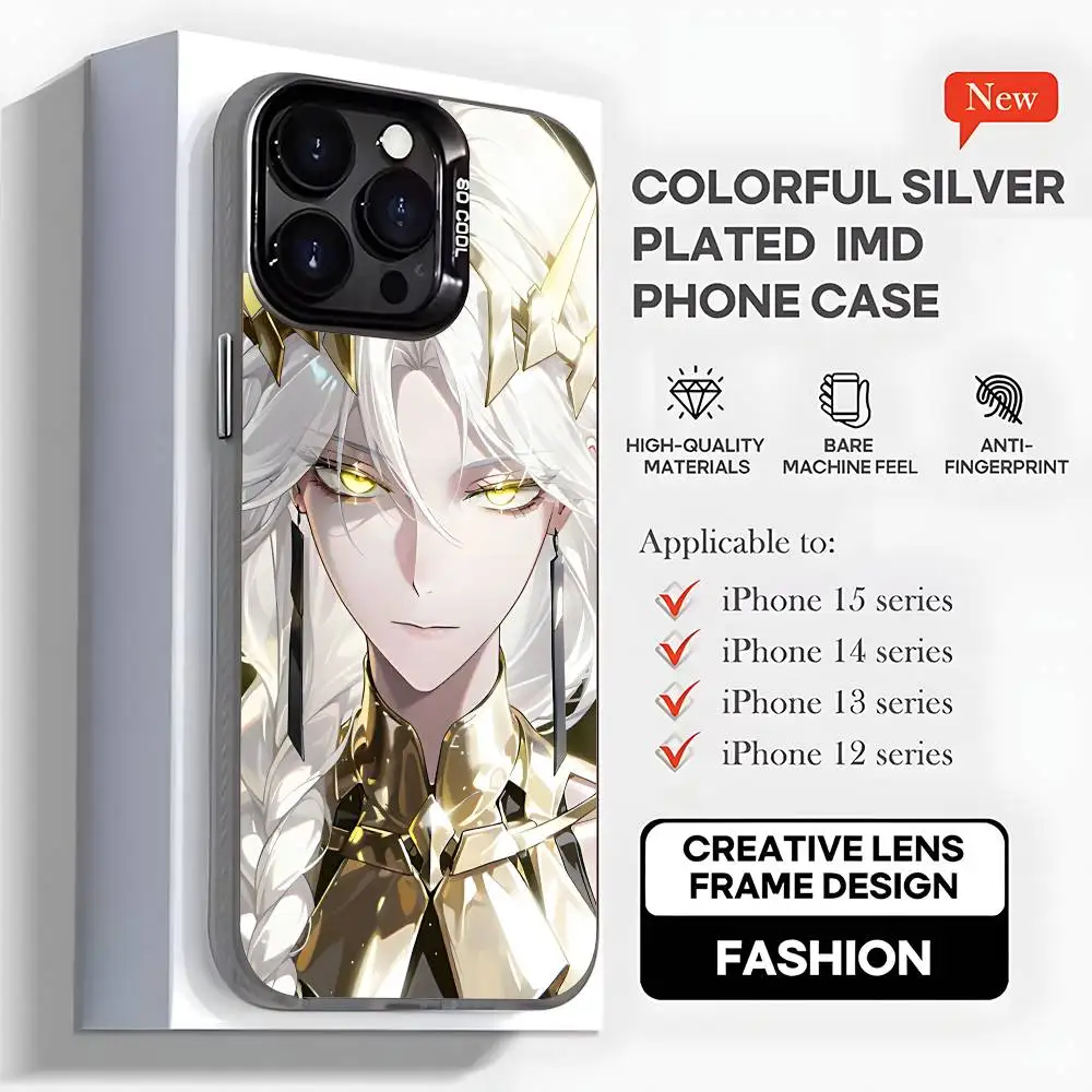 حافظة هاتف To Be Hero X Anime لهاتف iPhone 16,15,14,13,12,11,Mini,Pro,MAX,plus,غطاء أسود غير لامع مقاوم للصدمات
