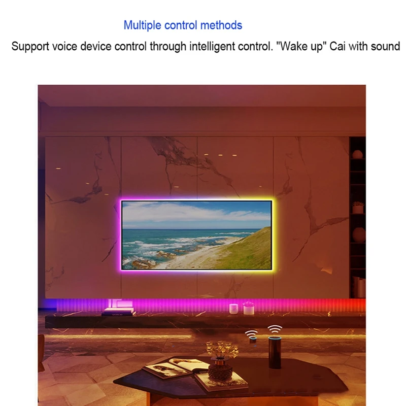 DC5-24V Wifi Symphony Music Double Head Controller 2.4G Remote Smart Phone APP Control For WS2812B WS2811 Light Strip