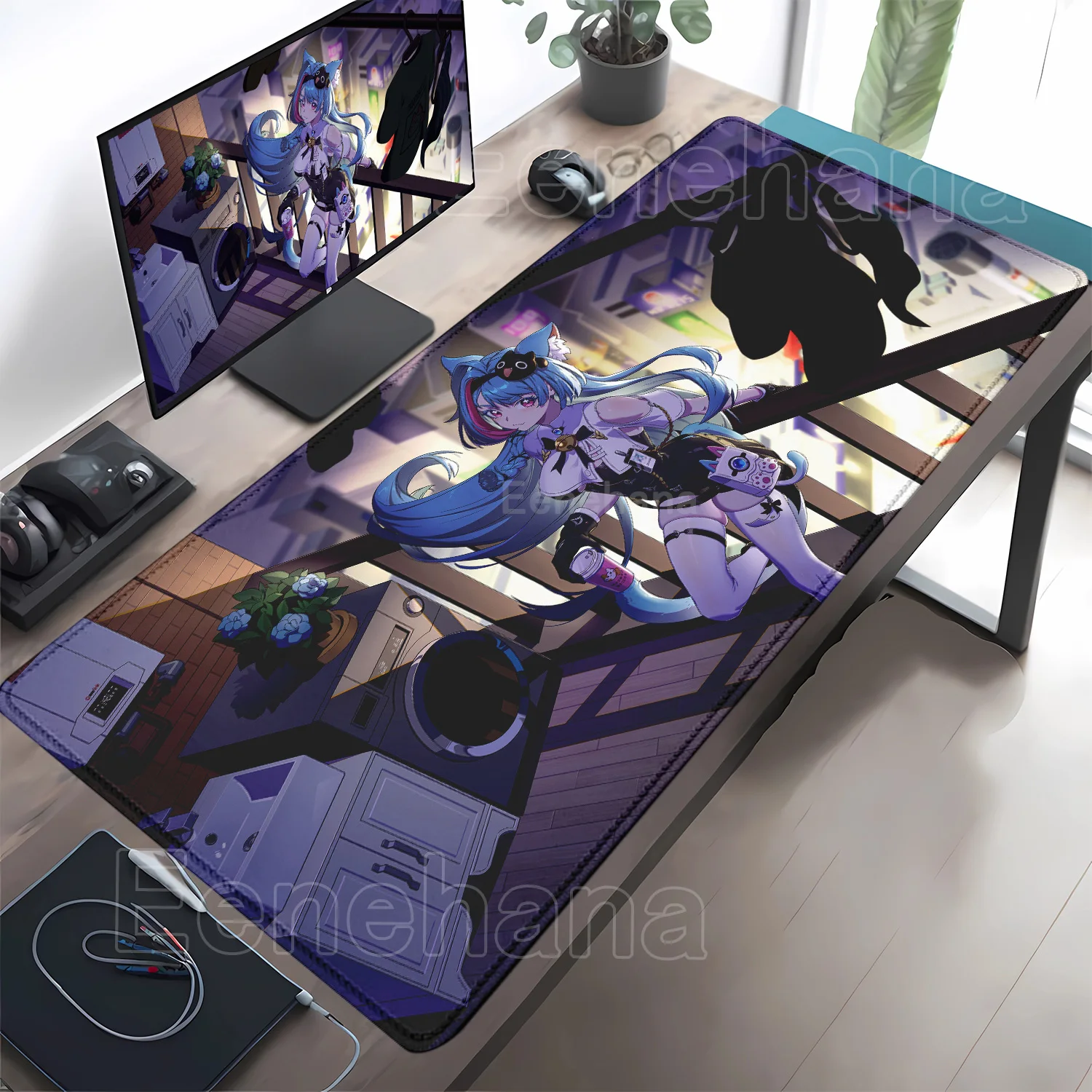 Neverness to Everness Mouse Pad XXL Keyboard Gaming HD Printing Mousepad office Computer Anime Gamer overlock 400x900mm Desk Mat