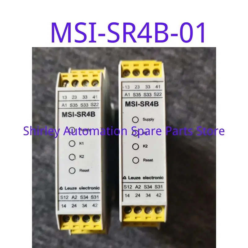 

Used MSI-SR4B-01 safety relay test OK