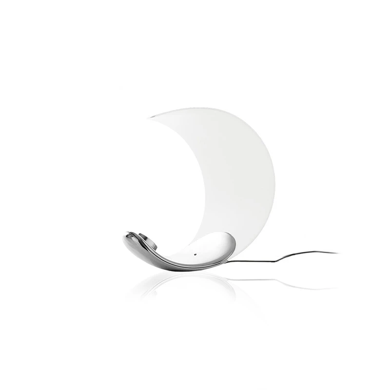 Creative half-moon desk reading table lamp modern simple bedroom bedside led touch table lamp