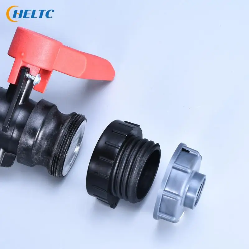 IBC Tank Adapter for Schutz Valve 62mm Fine thread to 60mm Coarse thread fittings Garden water tank Connector