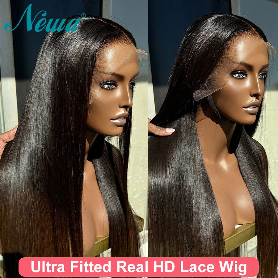 Newa 13x6 Ultra Fitted HD Lace Frontal Wig Glueless Human Hair Wig 5x5 HD Lace Closure Wig Skins Melted Deep Parting Real HD Wig