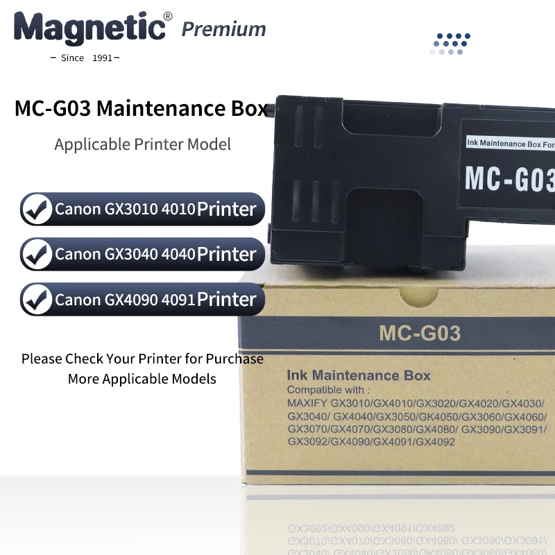 

Танк для отработанных чернил MC-G03 G03 для принтеров Canon MAXIFY GX3010 GX4010 GX3020 GX4020 GX4030 GX3040 GX4040 GX3050 GX4050 GX4050