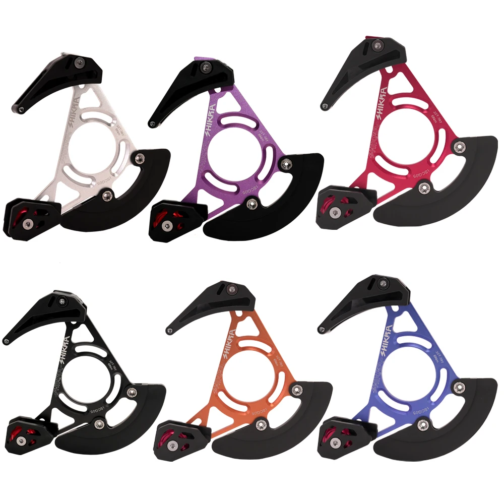 

SHIKRA MTB Rear Derailleur Chain Guide Pulley Wheel 32T-38T Crown Compatible with ISCG03/05 Mountain Bike Bicycle Transmission