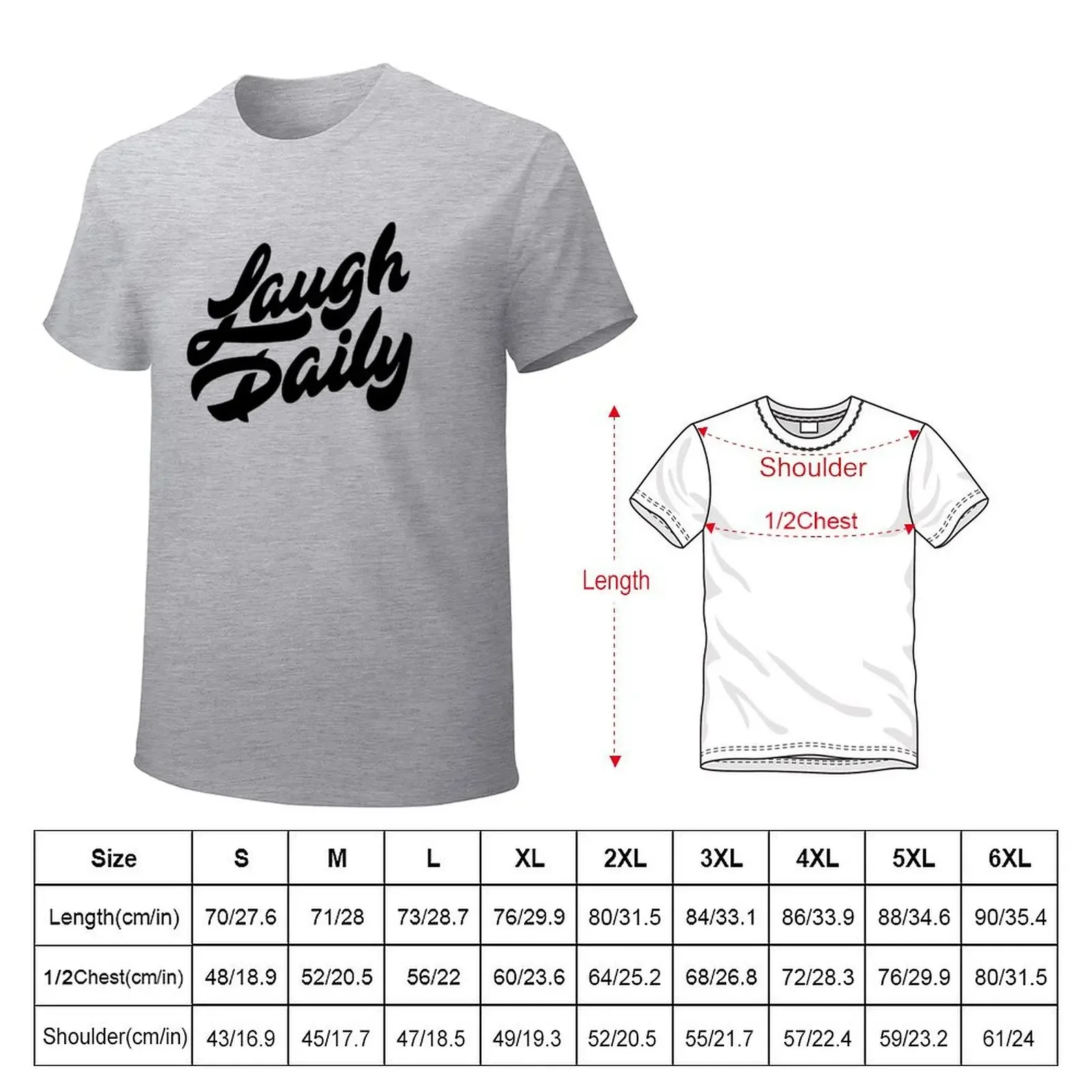 Morejstu Laugh Daily Cool T-Shirt quick-drying for a boy heavy weight t shirts for men