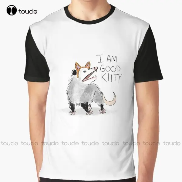 

"I Am Good Kitty" Design Graphic T-Shirt Custom Aldult Teen Unisex Digital Printing Tee Shirts Custom Gift Xxs-5Xl Streetwear